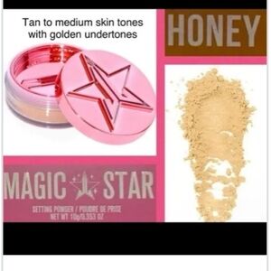 Jeffrey Star Magic Star Luminous Setting Powder- Honey